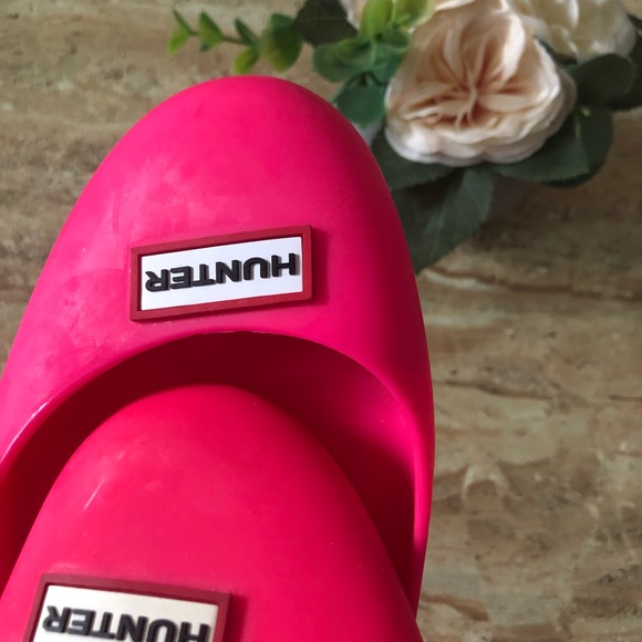 Hunter Romilly Neon Pink Ballet Shoes - Picture 3 of 6